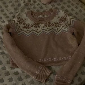 Cropped patterned sweater from Aeropostale